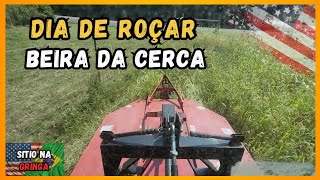 DIA DE ROÇAR A BEIRA DA CERCA [upl. by Blanding]