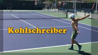 Philippi Kohlschreiber 2018 BNP Paribas Indian Wells Practice [upl. by Stouffer]