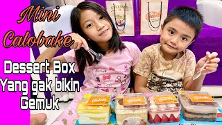 Mini Calobake dessert kekinian yang gak bikin gemuk  Abel Afif cobain ke empat rasa nya 😍 👍🏻 [upl. by Tan]