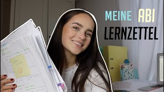 meine ABITUR LERNZETTEL  Schema amp Struktur  die besten Lernmethoden abi2020 [upl. by Aikem538]