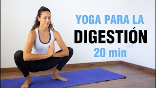 Yoga para la Digestión  Mejora las digestiones pesadas en 20 min  Anabel Otero [upl. by Annohs378]