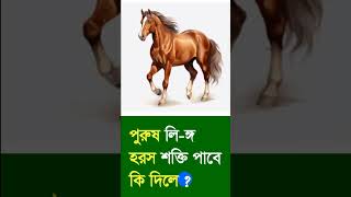 পুরুষরা ঘোড়ার মত শক্তি পাবে shortvideos viralvideos  Short Gk iq shorts funny comedy [upl. by Lamson]