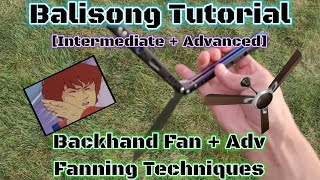 Balisong Tutorial  Backhand Fan  Advanced Fanning Techniques [upl. by Jard]