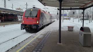 Einfahrt des Regionalexpress 1820 am 16012022 in Villach Hbf [upl. by Vorfeld]