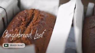 Gingerbread Loaf with Fresh Ginger  Easy Recipe [upl. by Bosson]