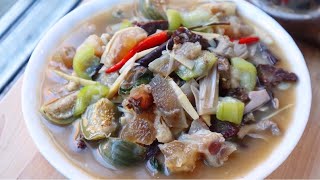 Beef Tendon Soup Nqaj Nyuj Leeg Hau [upl. by Yztim217]