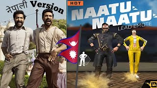 Natu Natu Song in Nepali Version By Free Fire Dance [upl. by Eilyk375]