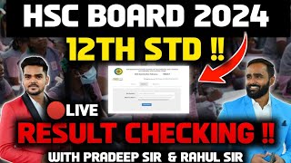 🔴 LIVE 12th STD RESULT CHECKINGBOARD EXAM 2024pradeepgiriacademy [upl. by Enaerb]