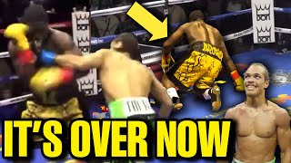 Adrien Broner KNOCKED DOWN Loses to Blair Cobbs [upl. by Chrotoem]