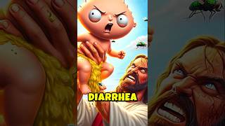 Baby Stewie Griffin had diarrhea on Jesus What will he do with the baby😱  Jesus And The Future [upl. by Ahsienak]