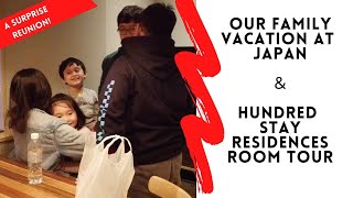 HUNDRED STAY RESIDENCES ROOM TOUR SHINJUKU amp A FAMILY SURPRISE  Japan Day 1 [upl. by Lesser]