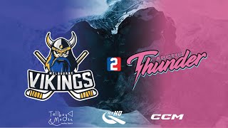 Vikings VS Arctic Thunder  Div 2  29th July  IceHQ Beer League ice hockey [upl. by Aimat]