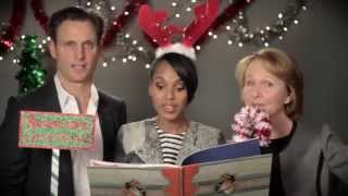 A Holiday Message From the Cast of SCANDAL for the SAG Foundation [upl. by Ahsemak]