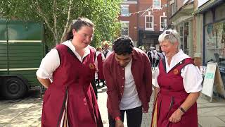 Introducing North West Morris dancing at Bromyard Folk Festival 2023  Chinewrde Morris [upl. by Assylem965]