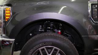 2017 F250 F350 ReadyLift 25 inch Front Leveling Kit Install [upl. by Gaddi301]