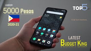 TOP 5 Best Budget smartphones Under 5000 Pesos to Buy in 202021 [upl. by Enytnoel]