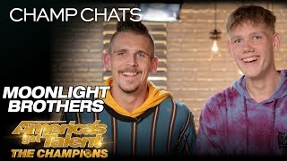 Moonlight Brothers Recall Their First Reaction To The Judges  Americas Got Talent The Champions [upl. by Wappes]