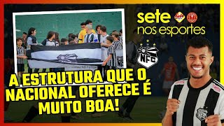 ATACANTE LUAN COMENTA COMO É A ESTRUTURA DO NACIONAL  POD SETE NOS ESPORTES CORTES [upl. by Navanod]