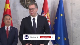 Si Đinping stiže u posjetu Srbiji – izjavio Vučić [upl. by Morton]