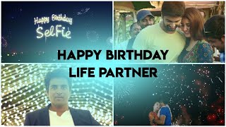 Happy birthday Life partner 🥰 Lover birthday mashup WhatsApp status tamil 😘 [upl. by Danby]