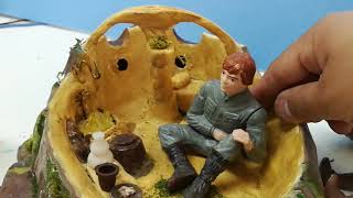 Custom Star wars AMT Encounter with Yoda on Dagobah model kit [upl. by Ashlie490]