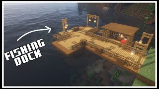 minecraft  how to build simple fishing dock [upl. by Wheeler941]