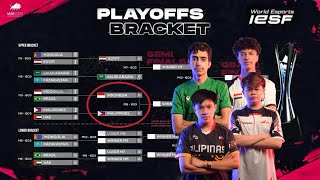 PLAYOFFS BRACKET IESF  JADWAL IESF MLBB HARI INI JUMAT 1 SEPTEMBER 2023 [upl. by Kimmel980]