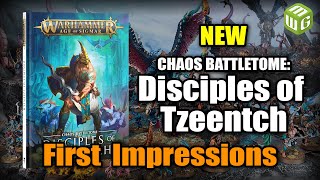 NEW Disciples of Tzeentch First Impressions  Age of Sigmar Review [upl. by Lilybel]