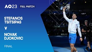 Stefanos Tsitsipas v Novak Djokovic Full Match  Australian Open 2023 Final [upl. by Witkin]