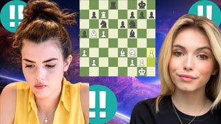 Perfect start at chess  Alexandra Botez vs Anna Cramling 4 [upl. by Jacobine88]