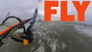 20  30Kn amp a few ramps  Marazion  Windsurfing Cornwall [upl. by Ahsanat]