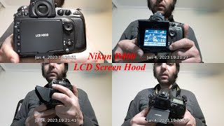 Nikon D800 LCD Hood unboxing and installation [upl. by Gusba]