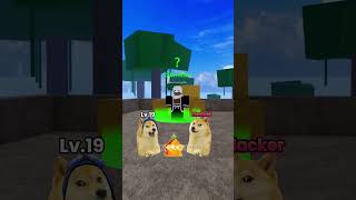 doge gets help from hackers🤩 roblox doge bloxfrutis [upl. by Hamrah]