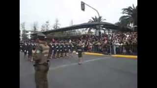 Gendarmería de Chile Desfile en Plaza Pte Alto 21 Mayo 2014 [upl. by Haimirej]