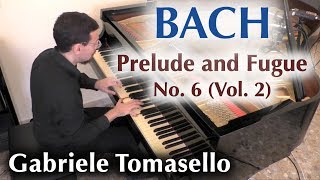 Bach  Prelude and Fugue No 6 in d minor BWV 875 from WTC book II [upl. by Idisahc]