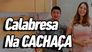 CALABRESA NA CACHAÇA com a MasterChef NATÁLIA CLEMENTIN  André Santi [upl. by Airtal]