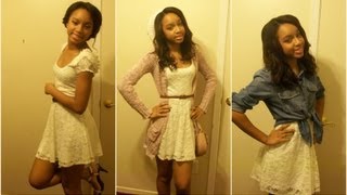 How to Style White Lace Mini [upl. by Sevy]