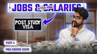 Jobs and Salaries After Doing an MBA  Post Study Visa in USA UK Canada Germany Australia amp More [upl. by Werdma]