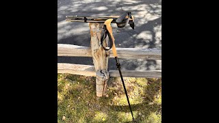 Demonstration of the Operation of the Komperdell CARBON FXP 4 SUMMITVARIO Trekking Poles [upl. by Harobed]