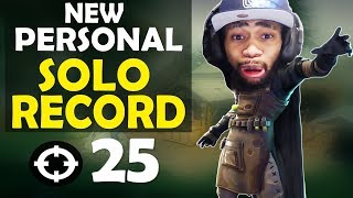 25 KILL SOLO  INTENSE amp CRAZY FIGHTS  MY NEW RECORD  FUNNY GAME  Fortnite Battle Royale [upl. by Ahsilet]