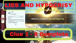 MIR4  MYSTERY  Lies and Hypocrisy  Clue 1  8 Complete [upl. by Nnylannej]