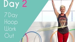 Day2  7 minute Abs Workout  Hula Hoop Workout [upl. by Nnep]