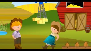 Skip to my Lou Nursery Rhyme and Baby Songs with Lyrics Kidsland TV [upl. by Clotilda]