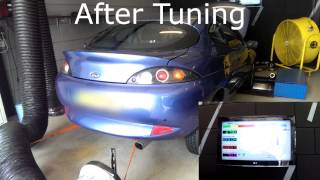 Chiptuning Ford Puma 17 Century Dyno test [upl. by Maxia207]