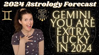 GEMINI 2024 YEARLY HOROSCOPE ♊ ABUNDANCE  BLESSINGS Coming In for You  A New LUCKY Chapter Ahead 🍀 [upl. by Kemp]