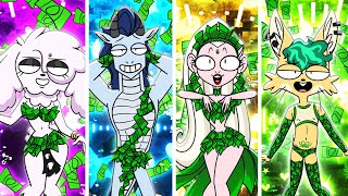 Rocky Rakoons MONEY MONEY GREEN TRANFORMATION  Funny Animation Meme Mega Mix Comp Shorts tiktok [upl. by Naugan804]