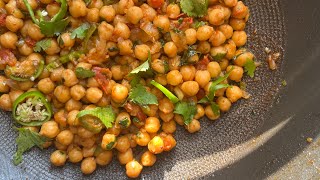 CHICKPEA RECIPE  High Protein lunch Vegetarian Meal [upl. by Chapman]