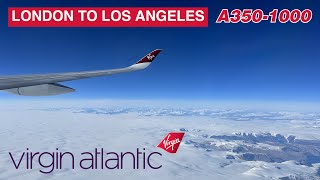 Trip Report Virgin Atlantic Airbus A3501000 London Heathrow LHR  Los Angeles LAX Economy Class [upl. by Bucky]