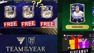 TOTY FULL GUIDE FREE TOTY ICONS🆓 TOTY STAR PASS GIVEWAY🎁✨ [upl. by Aerdnaxela]