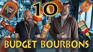 Top 10 Budgetish Bourbons according to whiskey lovers [upl. by Brunell]